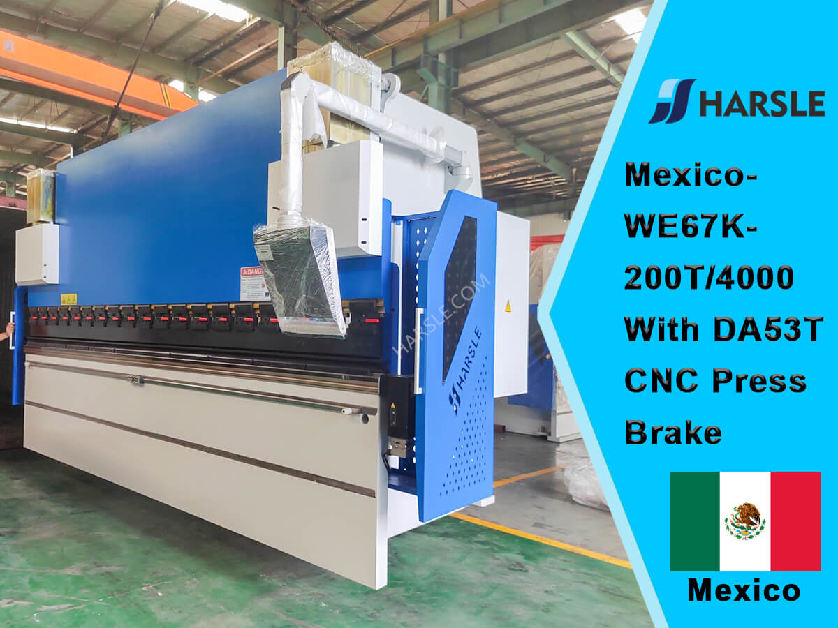 ሜክሲኮ - US67K -200t / 4000 ከ DA53T CNC ፕሬስ ፕሬክ ጋር