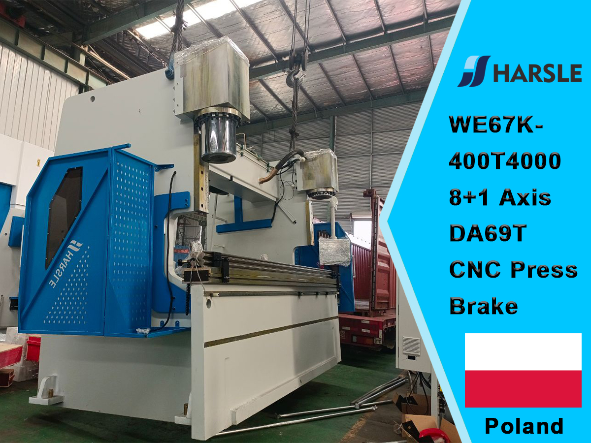 ፖላንድ-USLASE-7K-4000000 + 1 + 1 Axis Da69 CNC ፕሬስ ብሬክ 