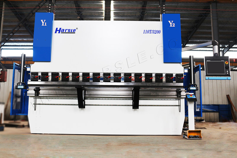 HARSLE WE67K-GENIUS-110T3200 CNC የማተሚያ ብሬክ ማሽን በአሜሪካ ውስጥ ተጭኗል