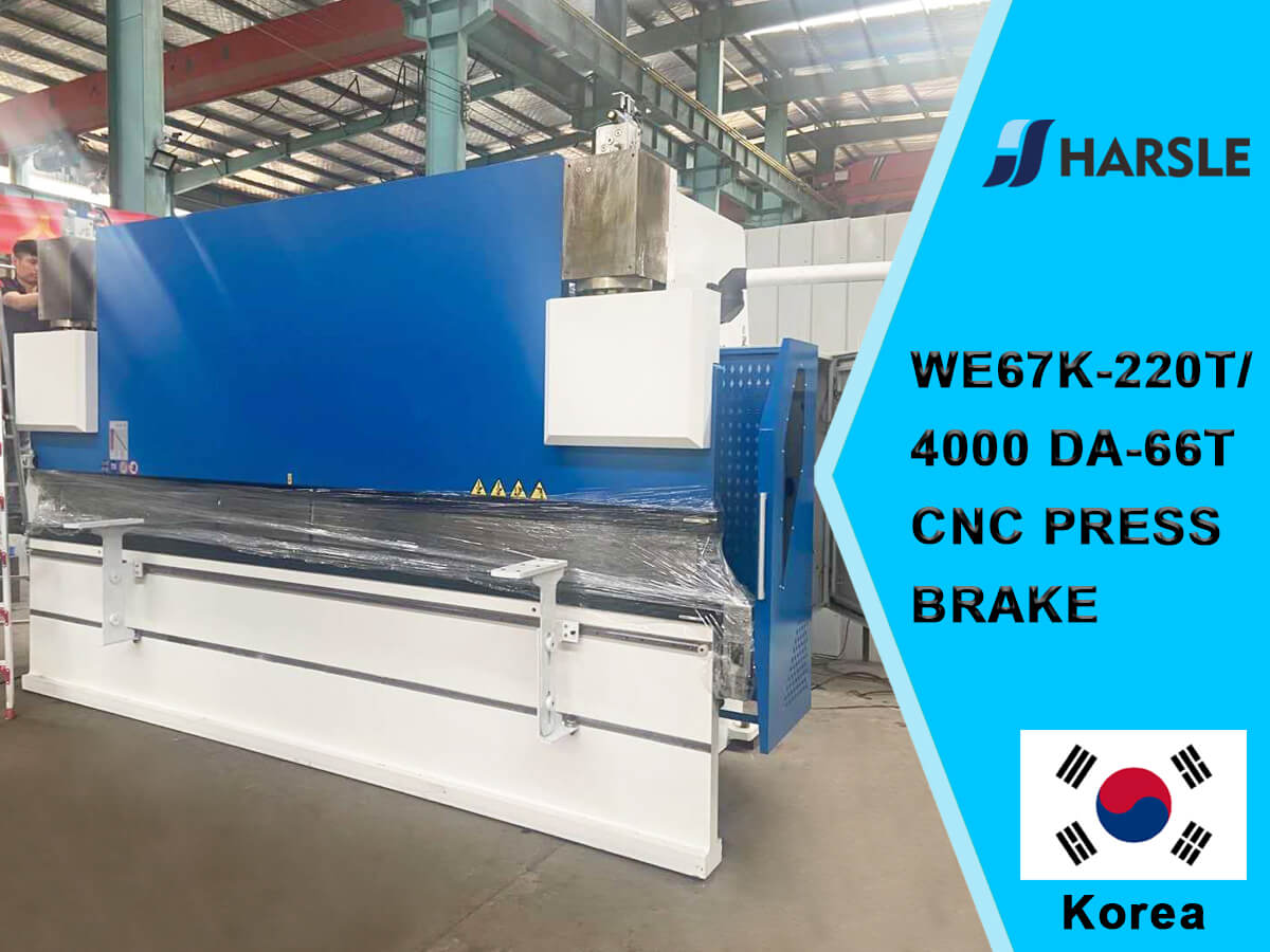 ኮሪያ-WE67K-220T / 4000 DA66T CNC የፕሬስ ብሬክ