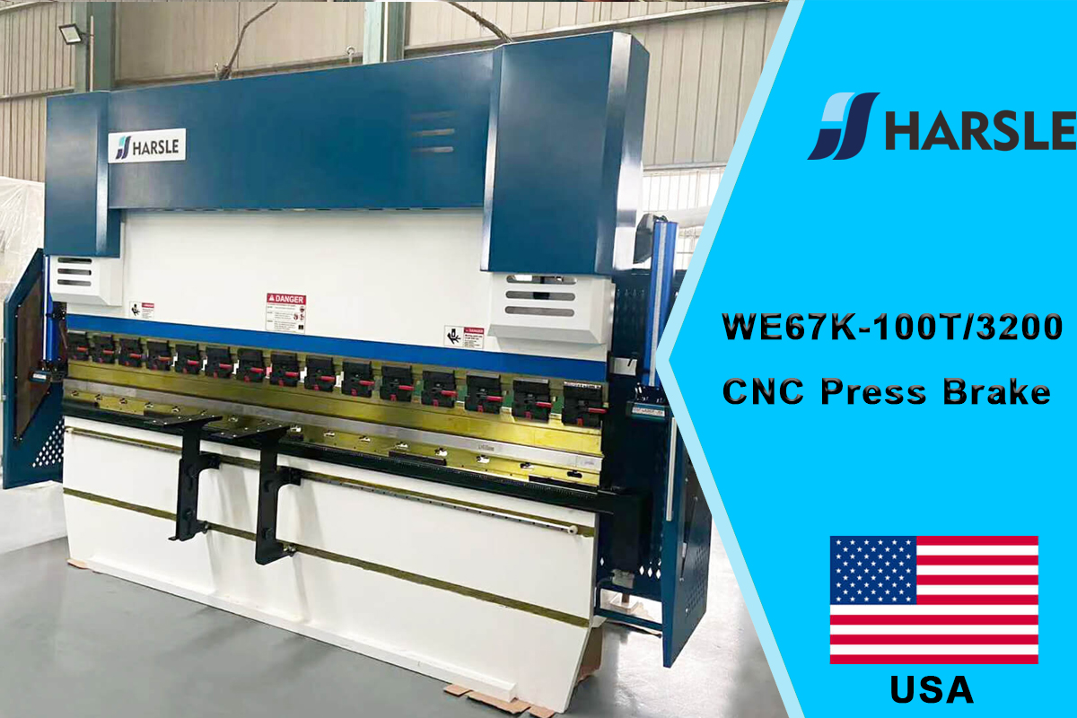 ዩኤስኤ- WE67K-100T / 3200 CNC የፕሬስ ብሬክ ከ DA66T ጋር