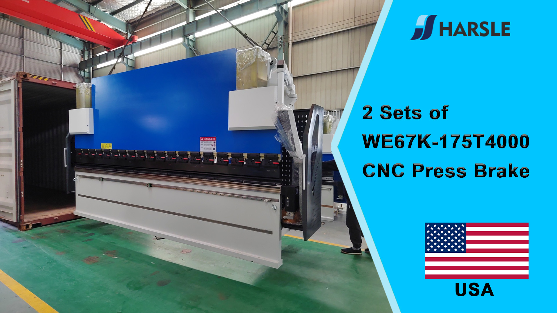 USA-2 የ WE67K-175T4000 CNC የፕሬስ ብሬክ ስብስቦች