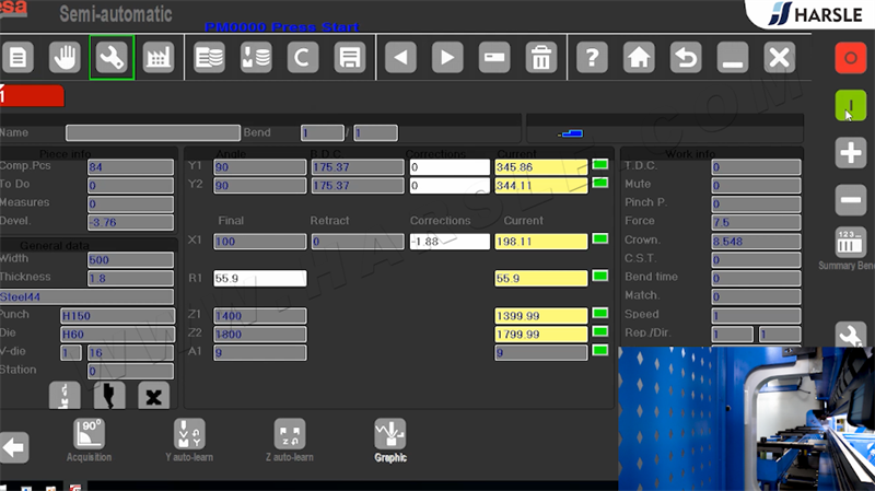 Genius Press Brake Operation