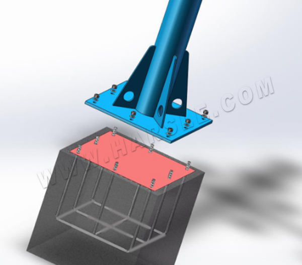 የ Cantilever Vacuum Lifter መትከል