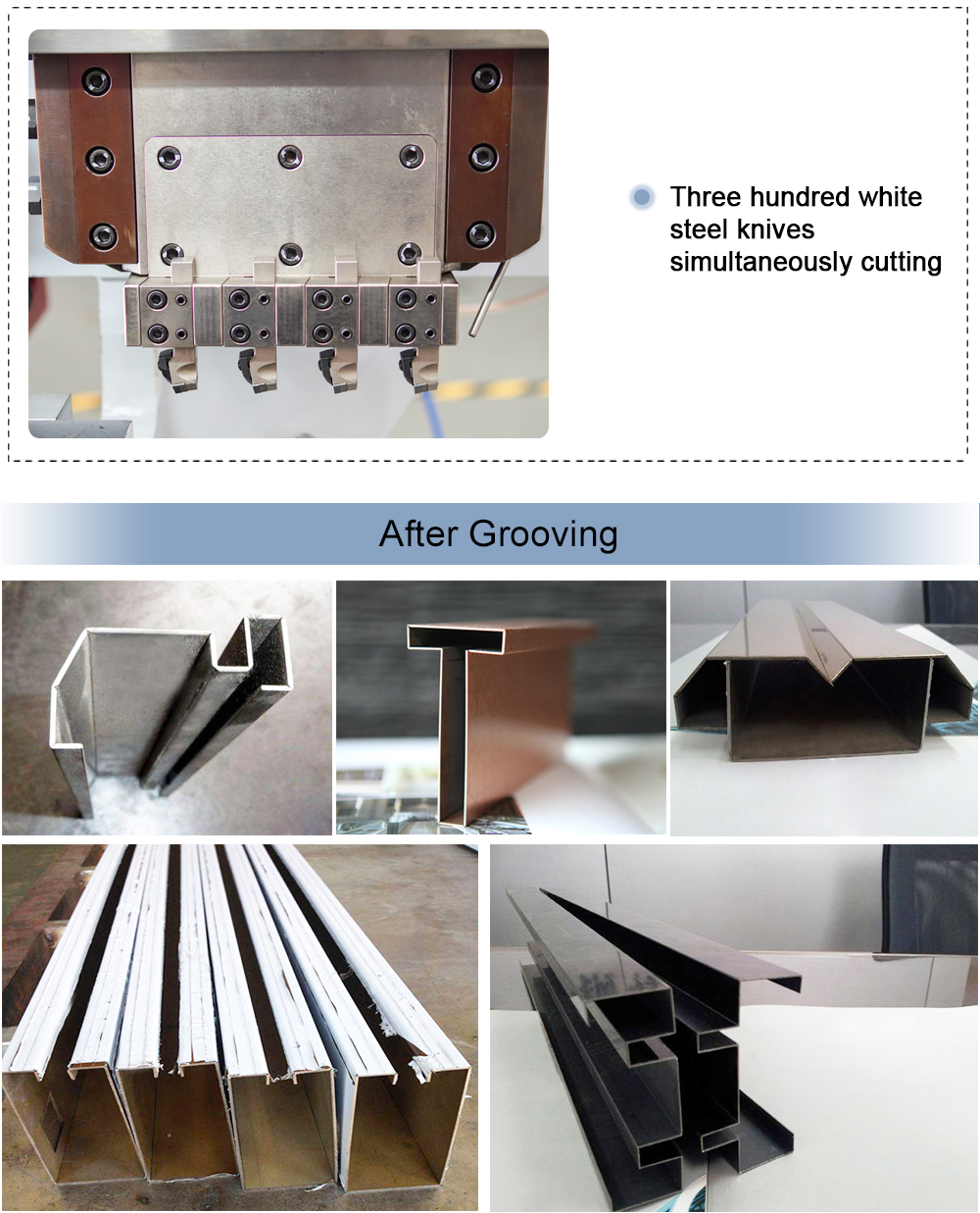 CNC V-grooving ማሽን