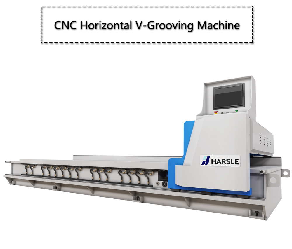 CNC v notching ማሽን