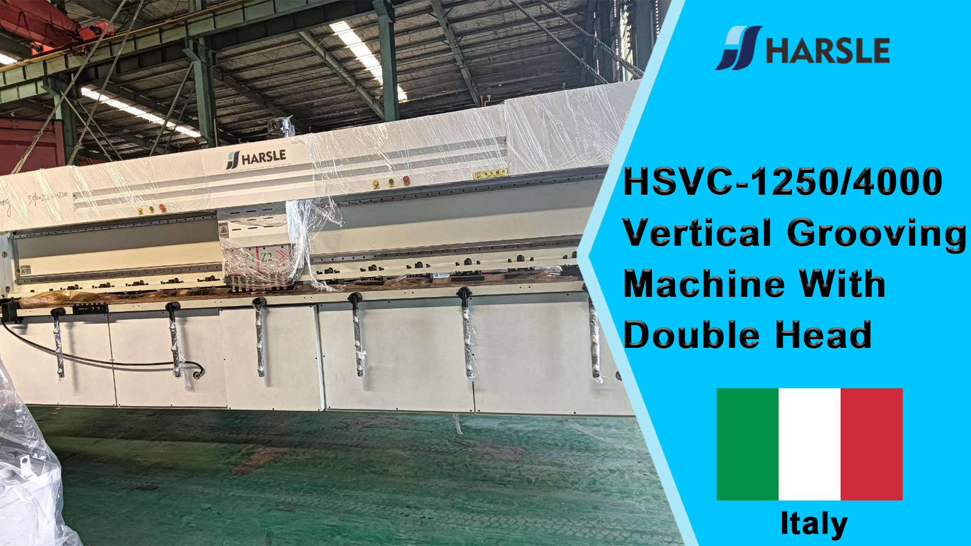 ጣሊያን-HSVC-1250/4000 አቀባዊ ጎድጎድ ማሽን ከድርብ ራስ ጋር