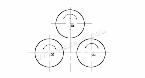 ሶስት-ሮለር ሳህን ተንከባሎ ማሽን